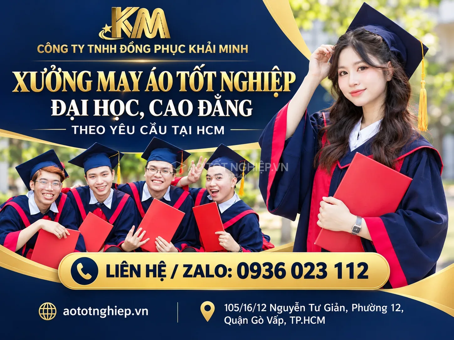 Xưởng May Áo Tốt Nghiệp Đại Học, Cao Đẳng Theo Yêu Cầu HCM